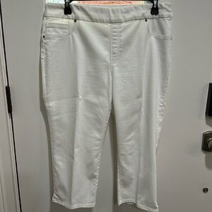 Chico’s white denim capris pants size 3